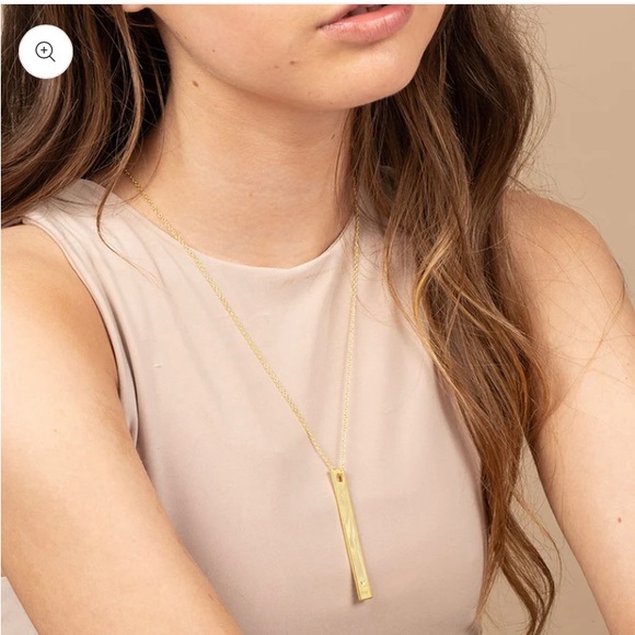 Uncommon James Jewelry - Uncommon James Initial Bar Necklace - Letter D